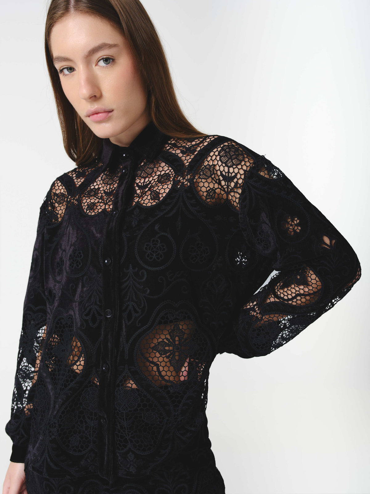 ALTHEA SHIRT BLACK (PRE-ORDER) - (VIP)