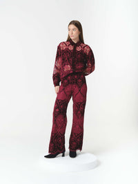 ALTHEA PANTS BURGUNDY (PRE-ORDER) - (VIP)