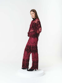 ALTHEA PANTS BURGUNDY (PRE-ORDER) - (VIP)