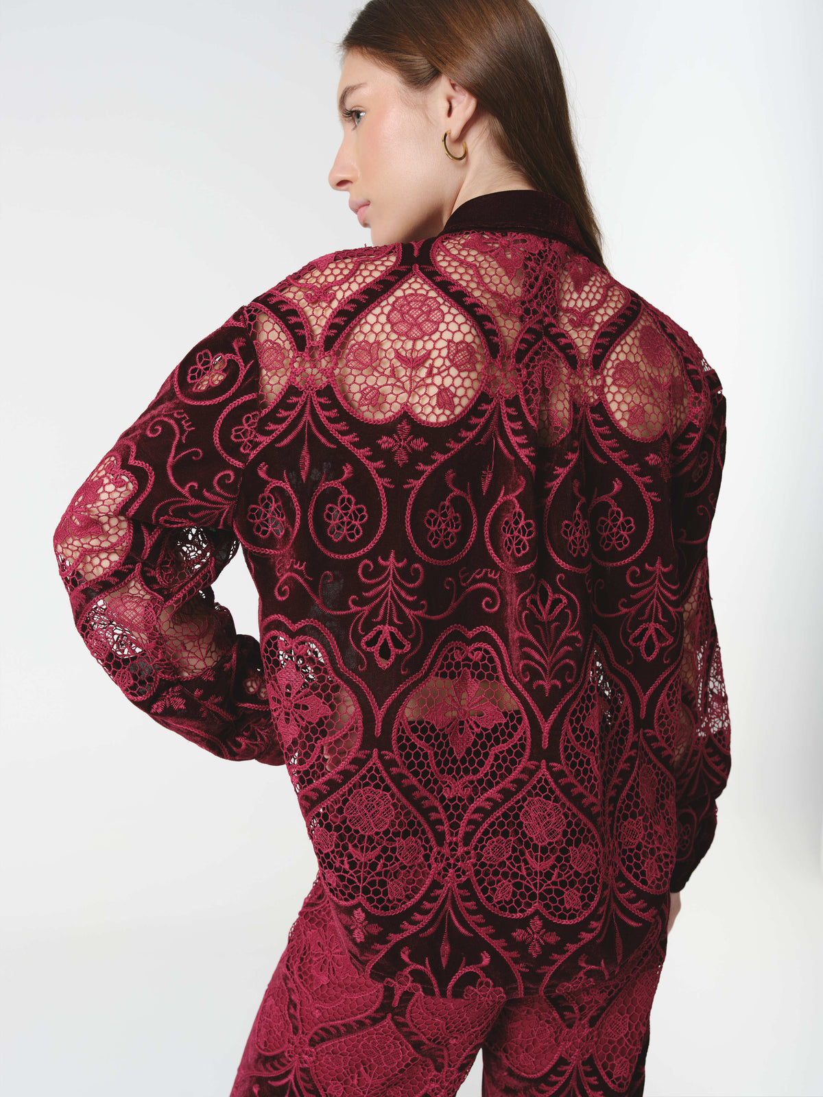 ALTHEA SHIRT BURGUNDY (PRE-ORDER) - (VIP)