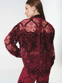 ALTHEA SHIRT BURGUNDY (PRE-ORDER) - (VIP)