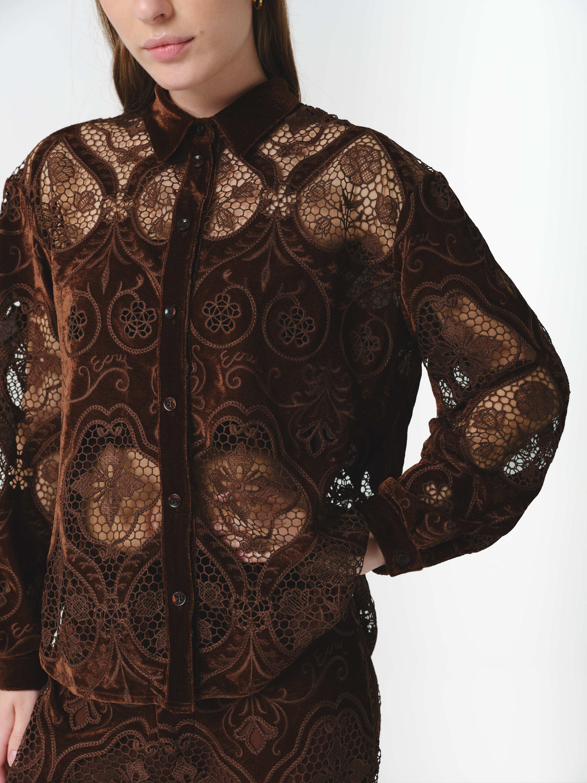 ALTHEA SHIRT CHOCOLATE (PRE-ORDER) - (VIP)