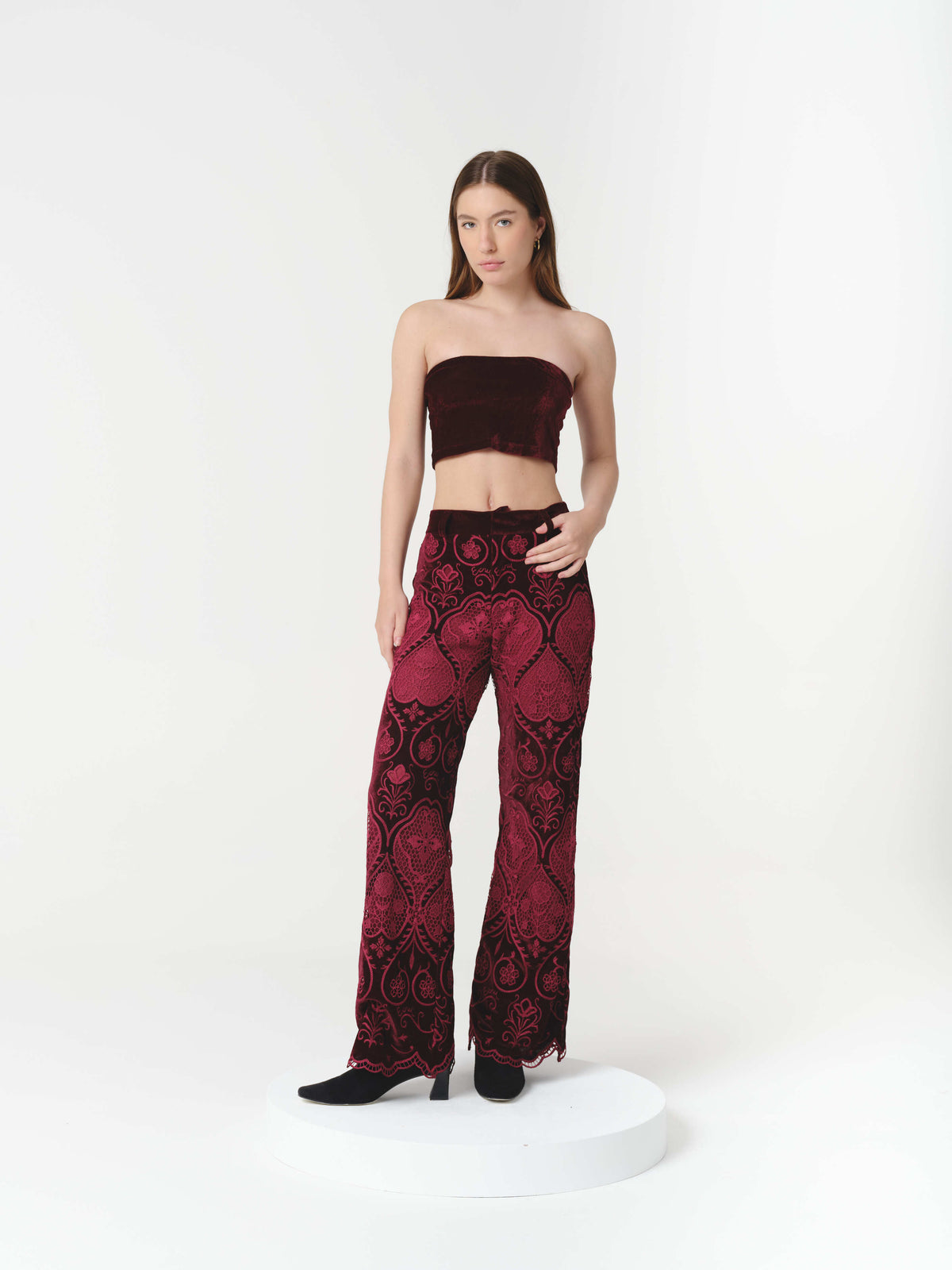 VELVET TOP BURGUNDY (VIP)