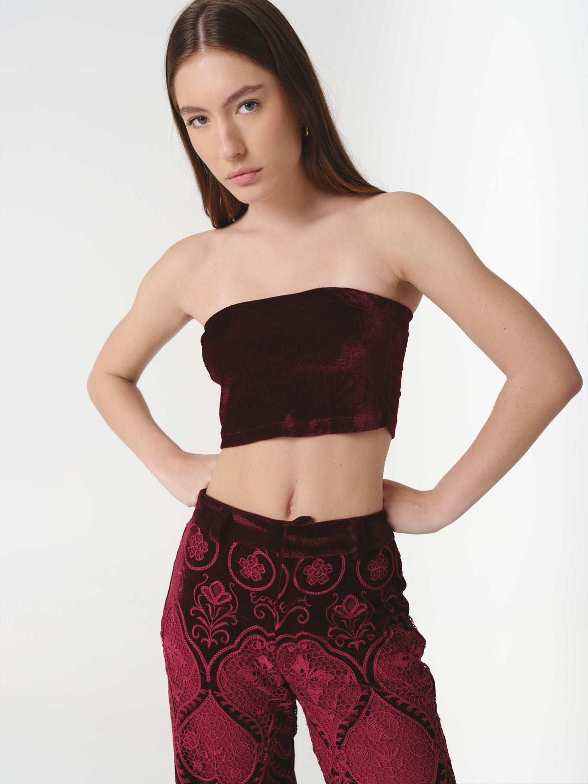 VELVET TOP BURGUNDY (VIP)