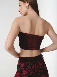 VELVET TOP BURGUNDY (VIP)