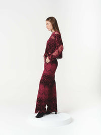 ALTHEA BLOUSE BURGUNDY (VIP)