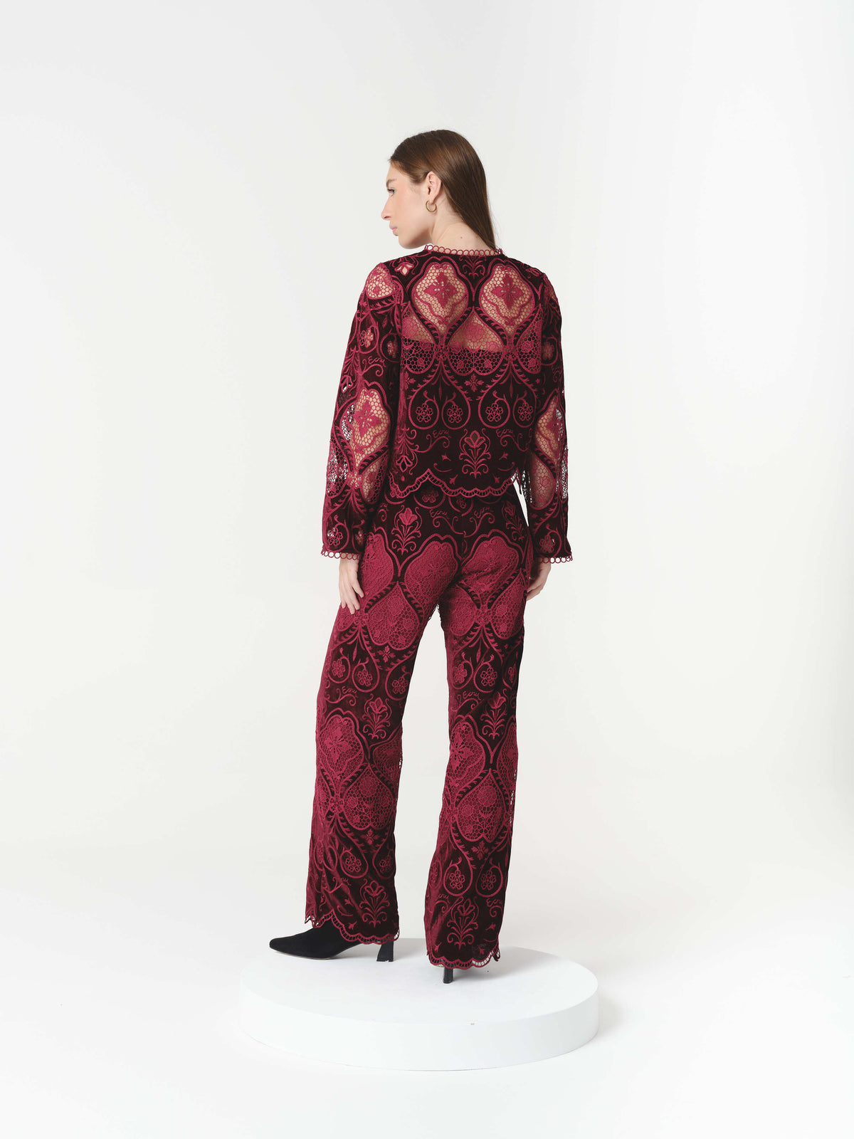 ALTHEA BLOUSE BURGUNDY (VIP)