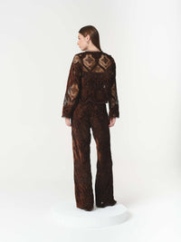 ALTHEA BLOUSE CHOCOLATE (VIP)