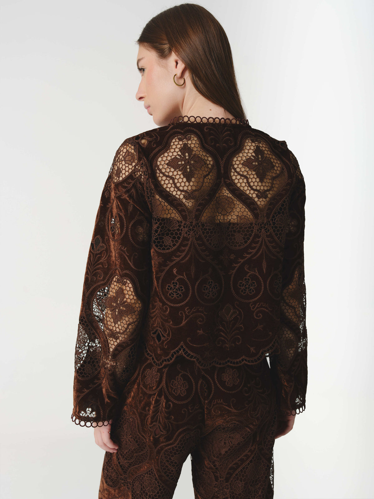 ALTHEA BLOUSE CHOCOLATE (VIP)