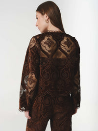 ALTHEA BLOUSE CHOCOLATE (VIP)