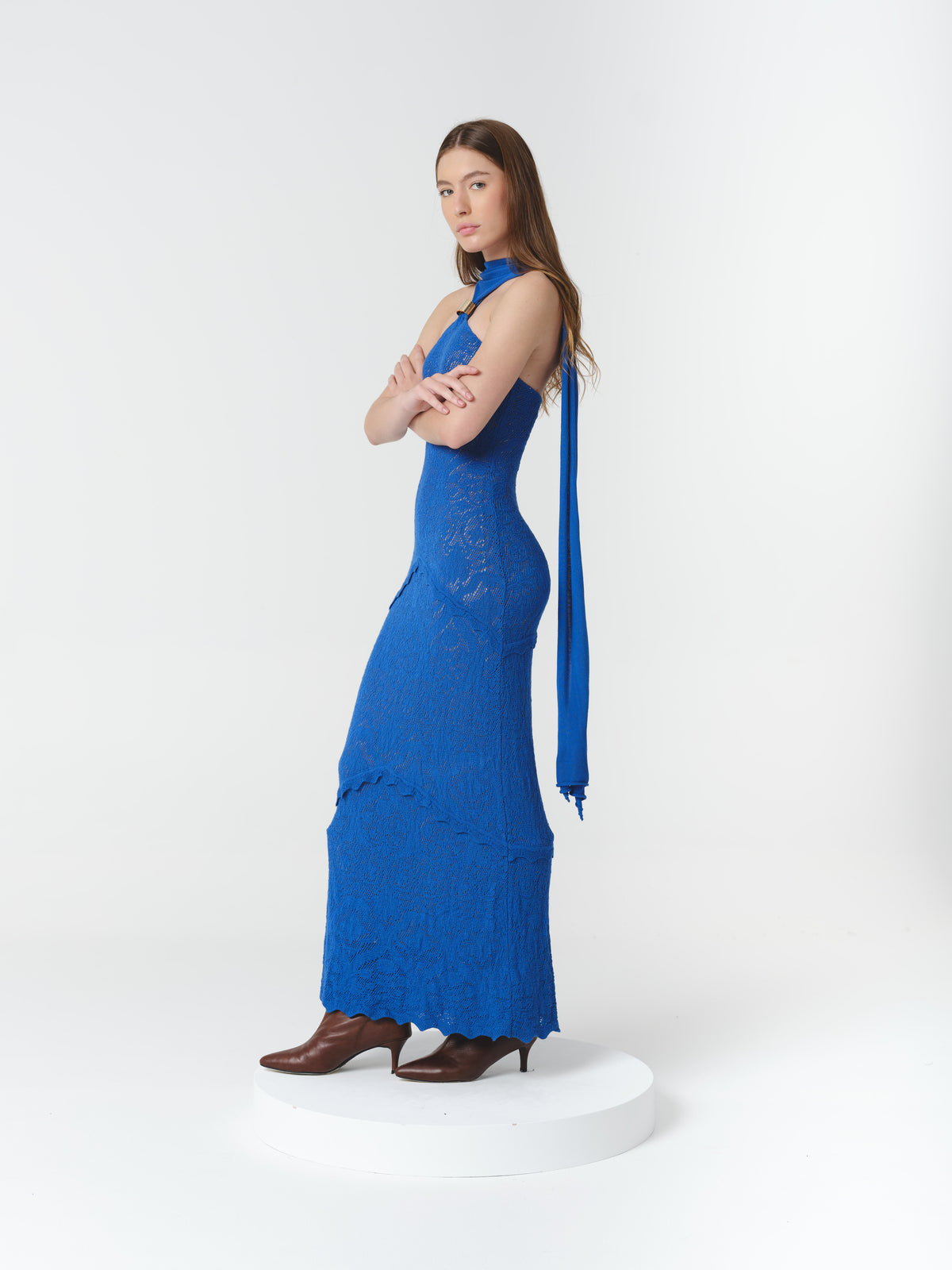 PENELOPE DRESS AMALFI BLUE