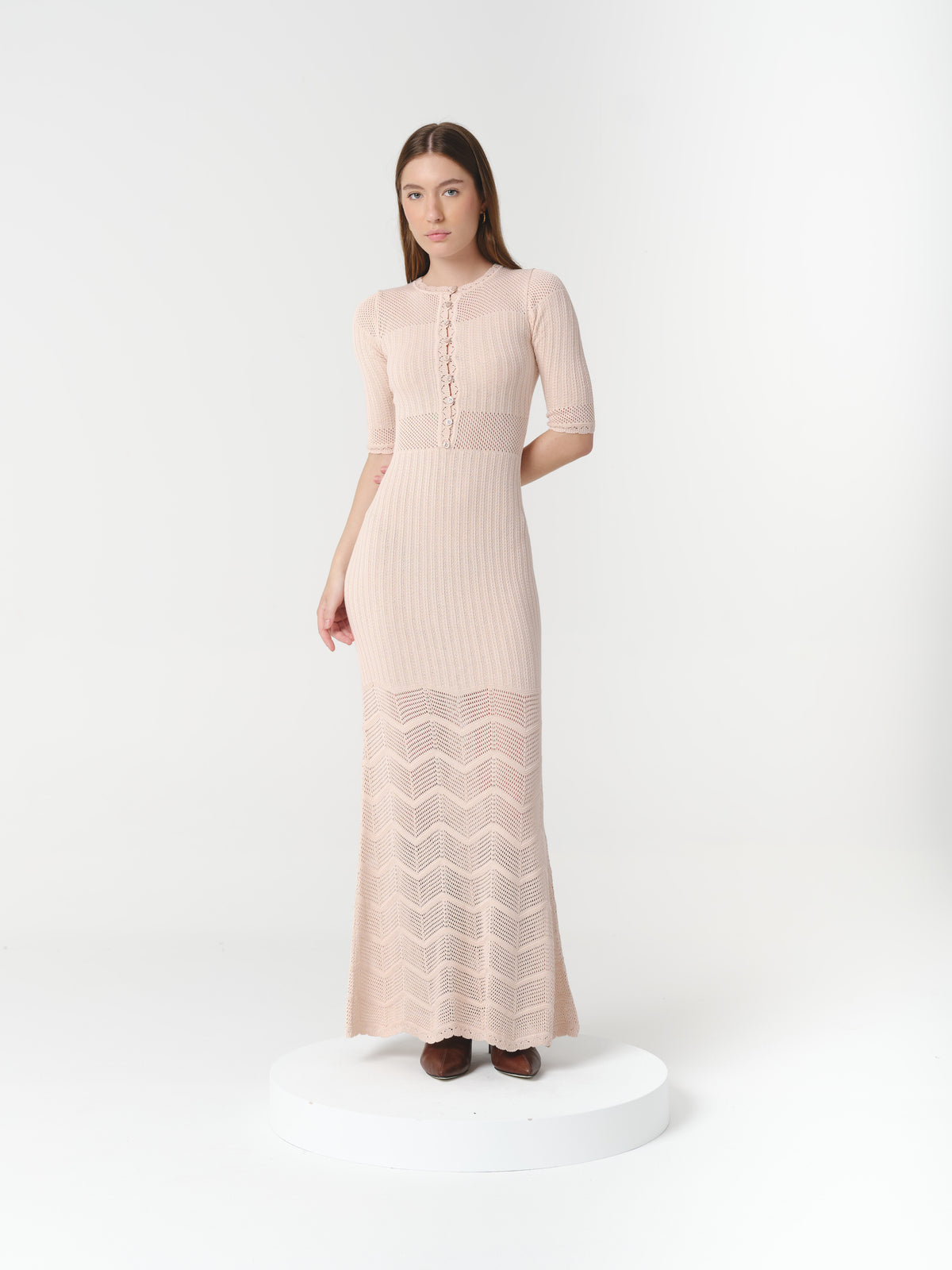 ISABEL DRESS SILVER PEONY