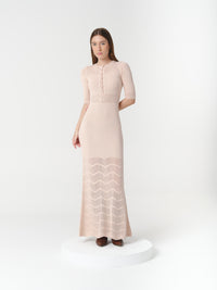 ISABEL DRESS SILVER PEONY