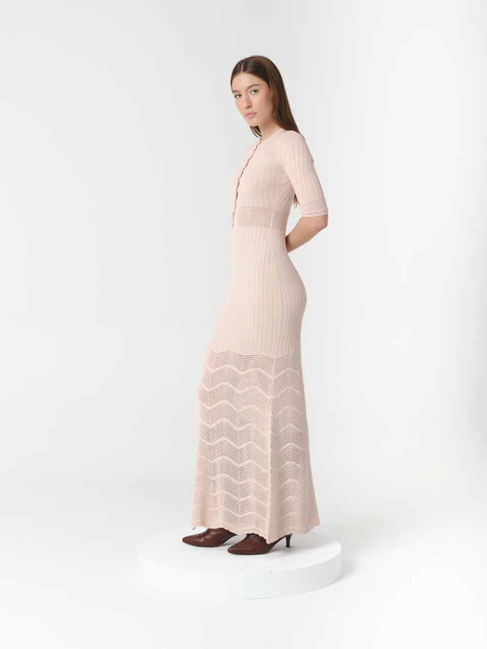 ISABEL DRESS SILVER PEONY