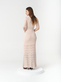 ISABEL DRESS SILVER PEONY