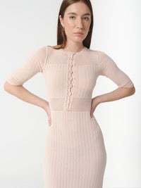 ISABEL DRESS SILVER PEONY