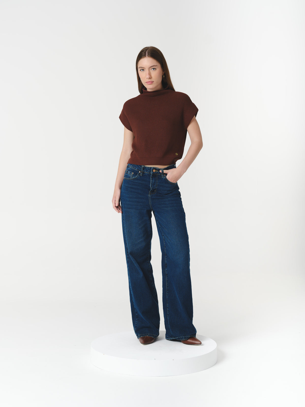 JANE TOP CHOCOLATE