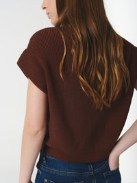 JANE TOP CHOCOLATE