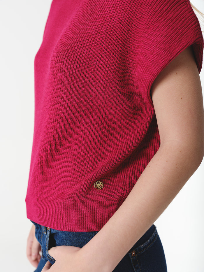 JANE TOP RASPBERRY