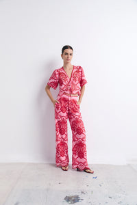 TOSSA BLOUSE LOBSTER PINK