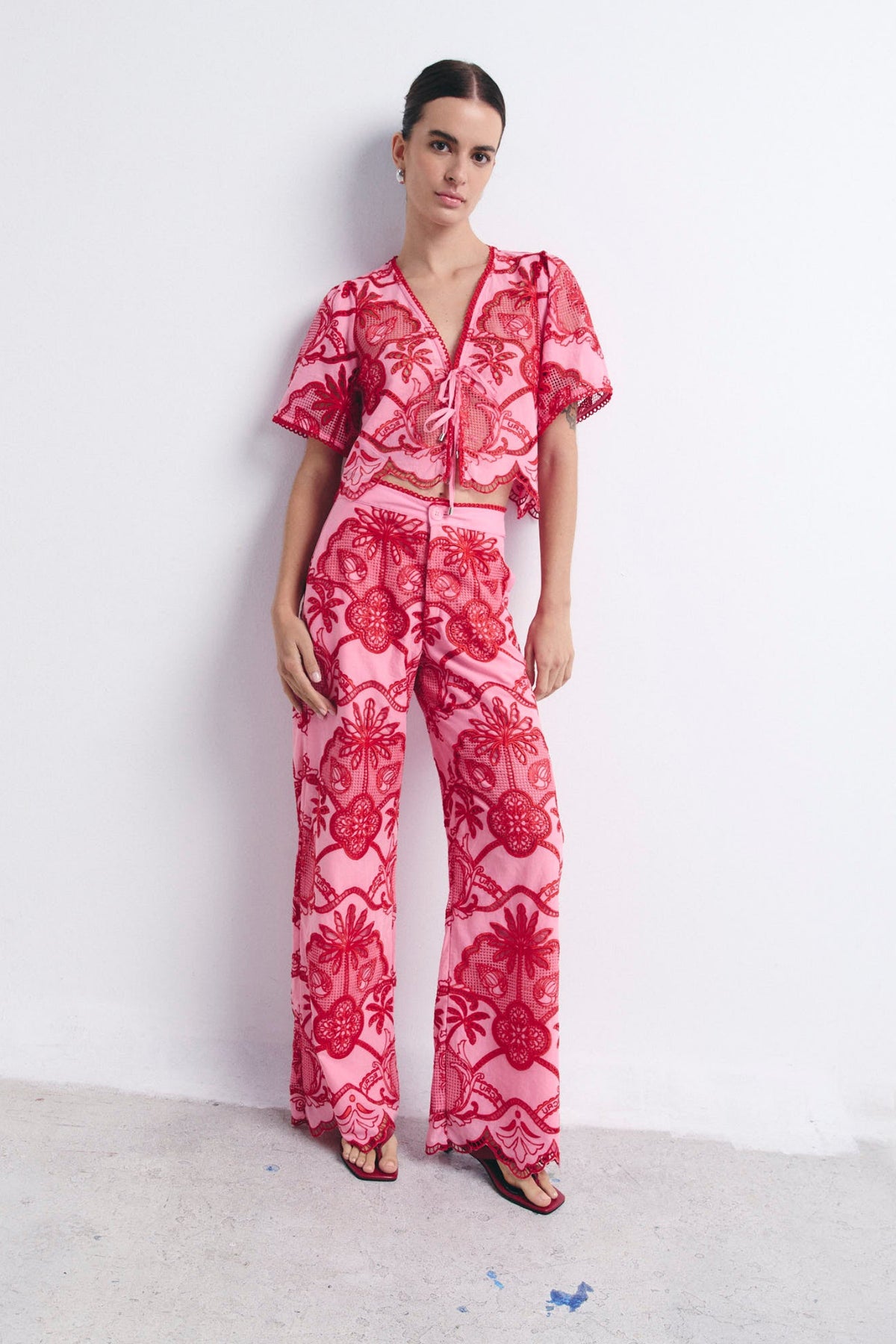 TOSSA PANTS LOBSTER PINK