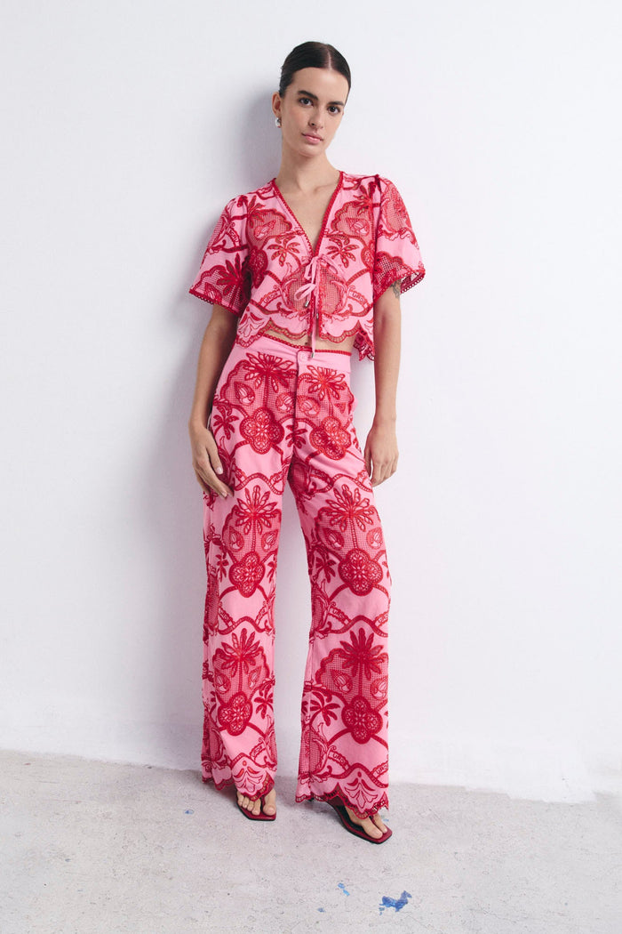 TOSSA PANTS LOBSTER PINK