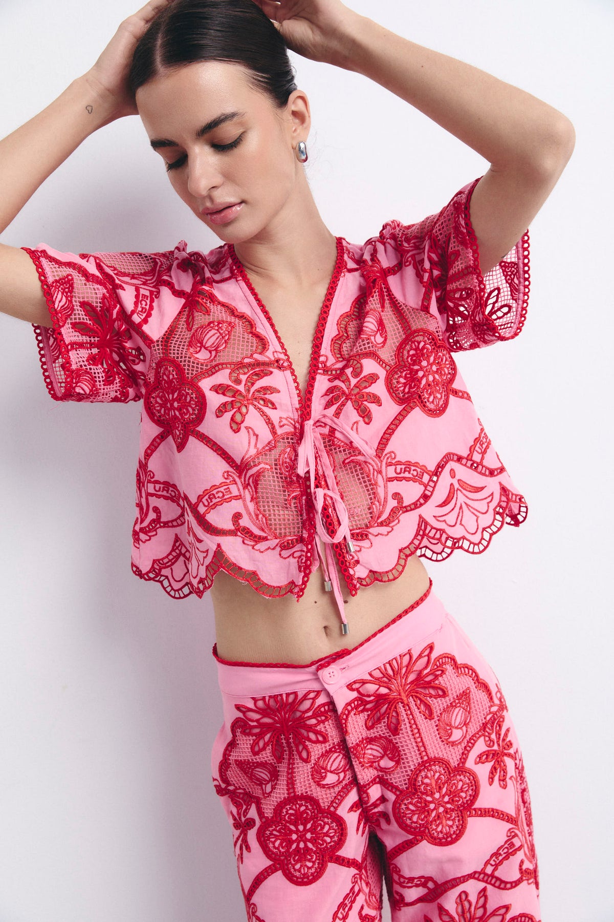 TOSSA BLOUSE LOBSTER PINK