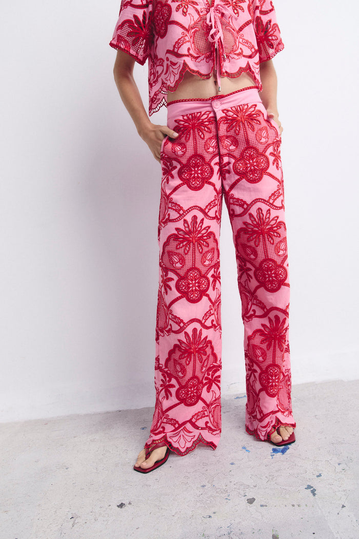 TOSSA PANTS LOBSTER PINK