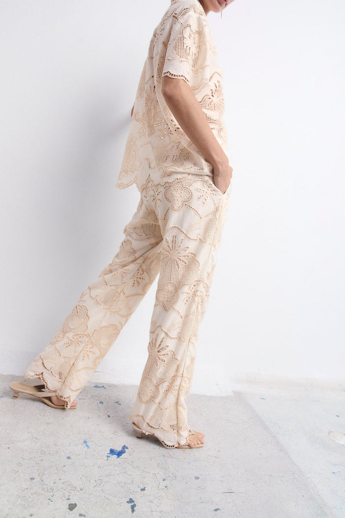 TOSSA PANTS MACADAMIA