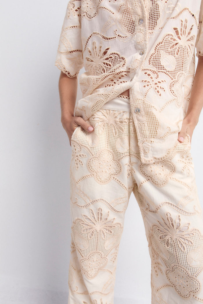 TOSSA PANTS MACADAMIA