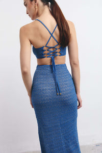 VADELLA DRESS AMALFI BLUE