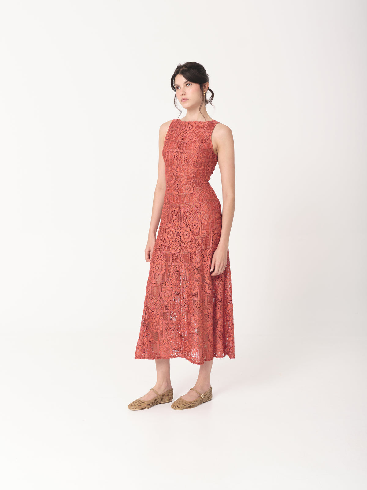 WILLET DRESS CLAY VP