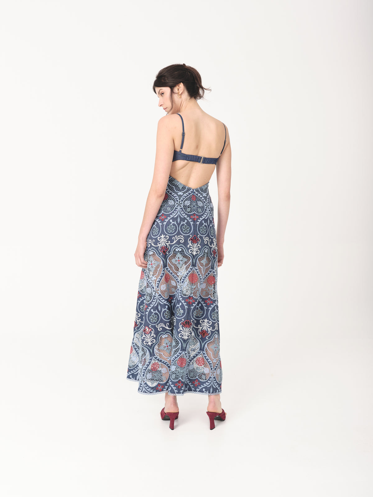 ROBIN DRESS VINTAGE BLUE VP