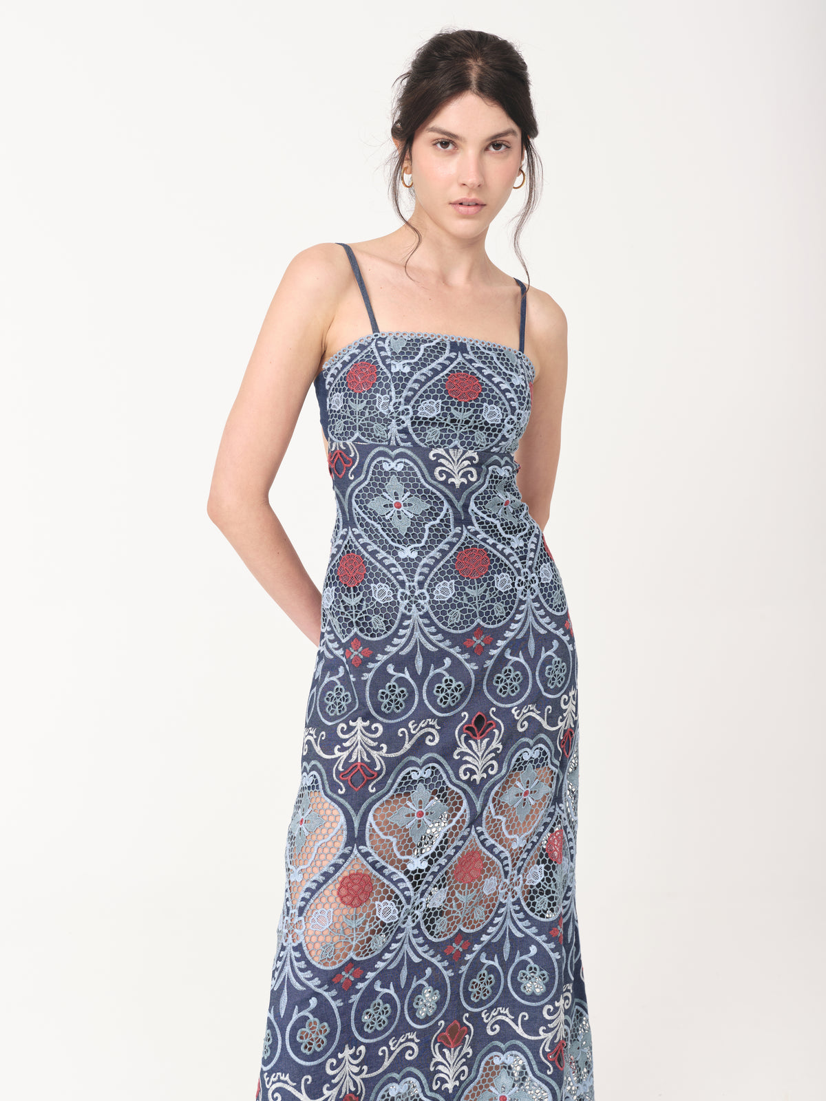ROBIN DRESS VINTAGE BLUE VP