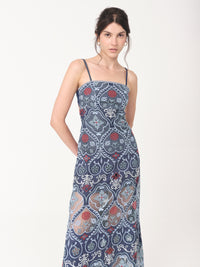 ROBIN DRESS VINTAGE BLUE VP