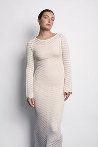 MARGARET DRESS ECRU