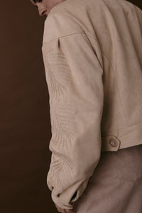 LOMBARD JACKET MACADAMIA