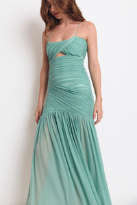 HUDSON DRESS AQUA (PRE ORDER)
