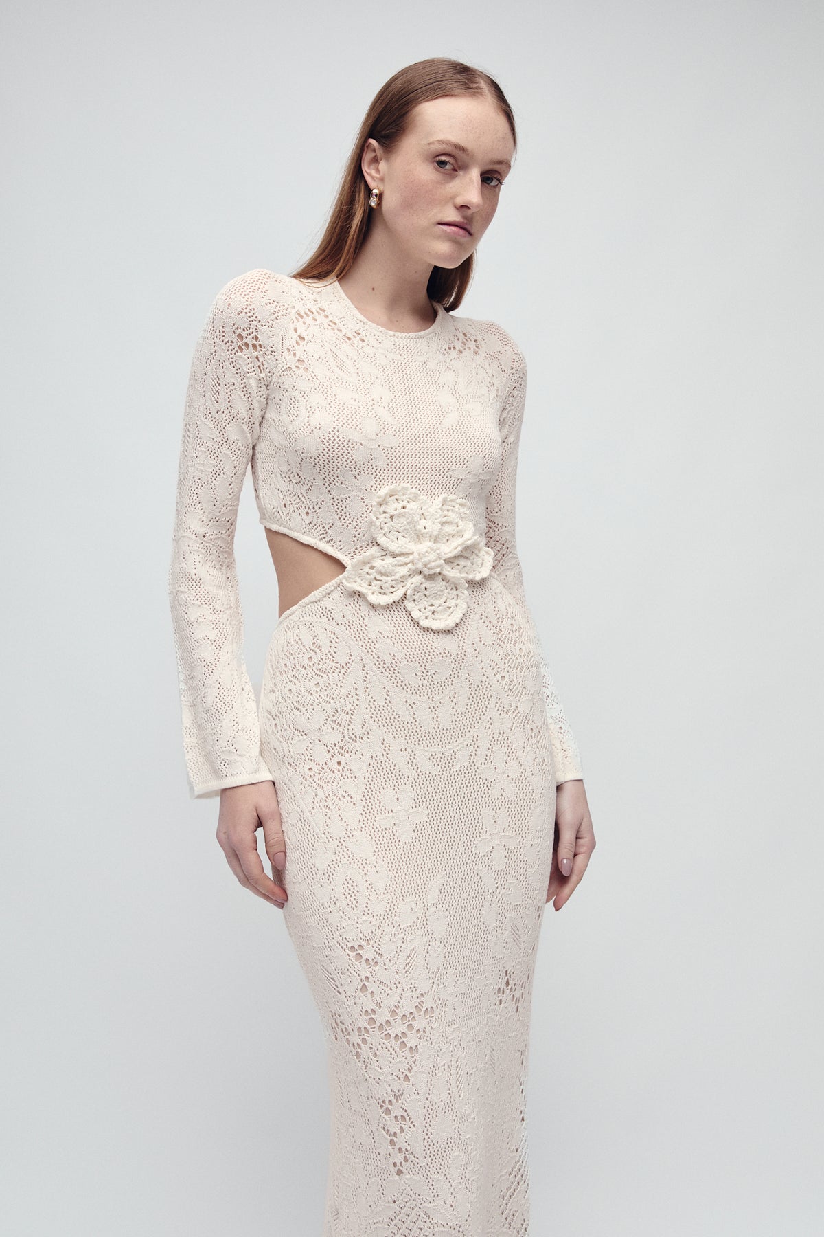 BLEECKER DRESS IVORY