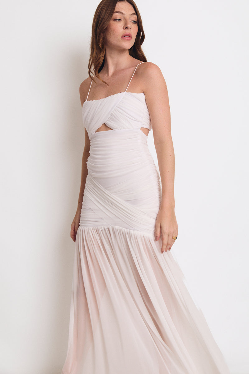 HUDSON DRESS IVORY (PRE ORDER)