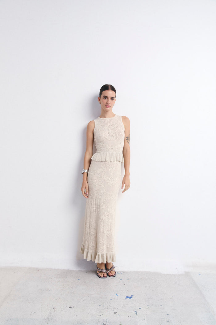 ASTURIAS SKIRT IVORY
