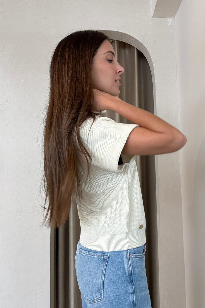 JANE TOP ECRU