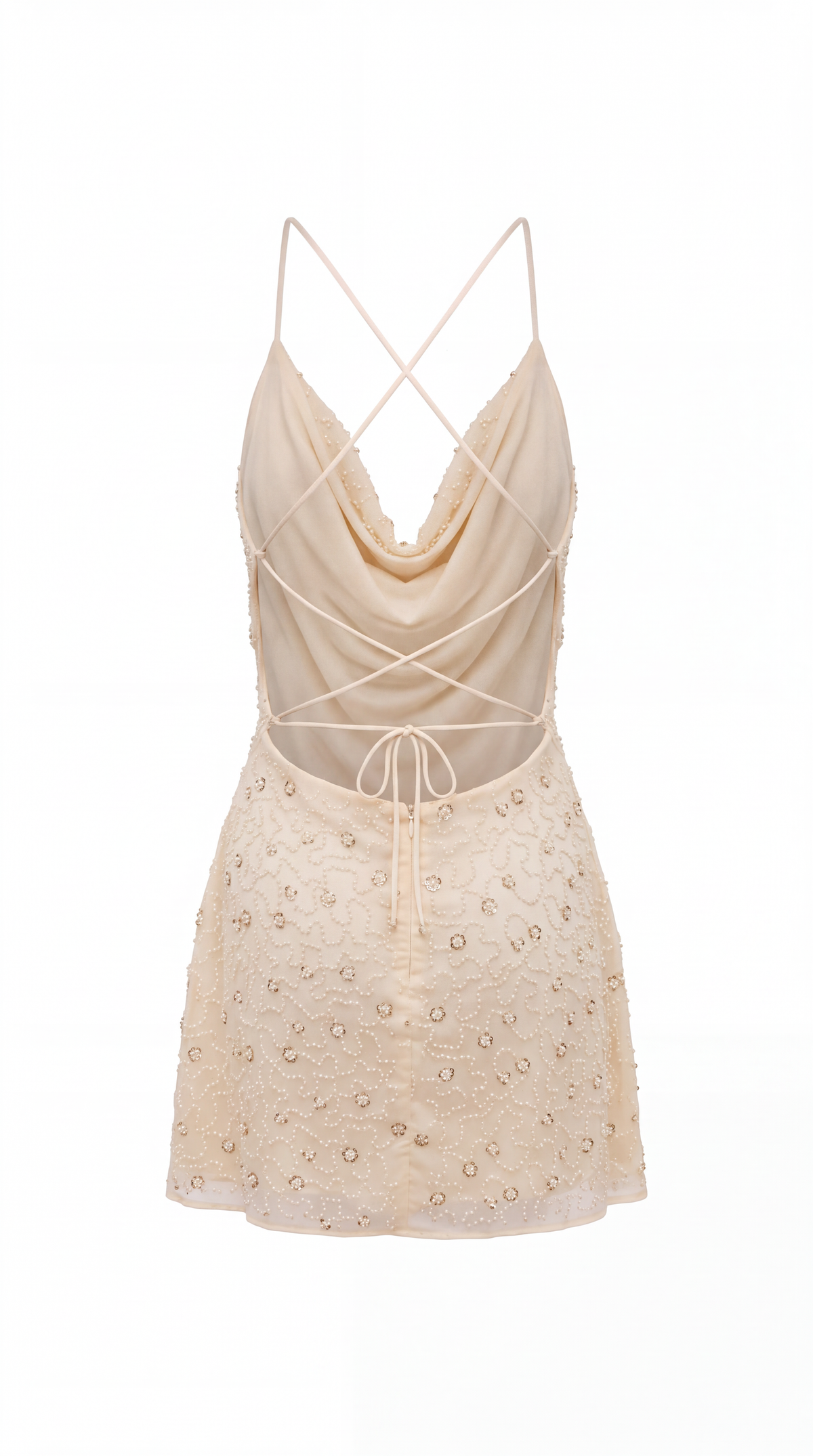 HALO DRESS CHAMPAGNE