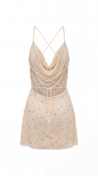 HALO DRESS CHAMPAGNE