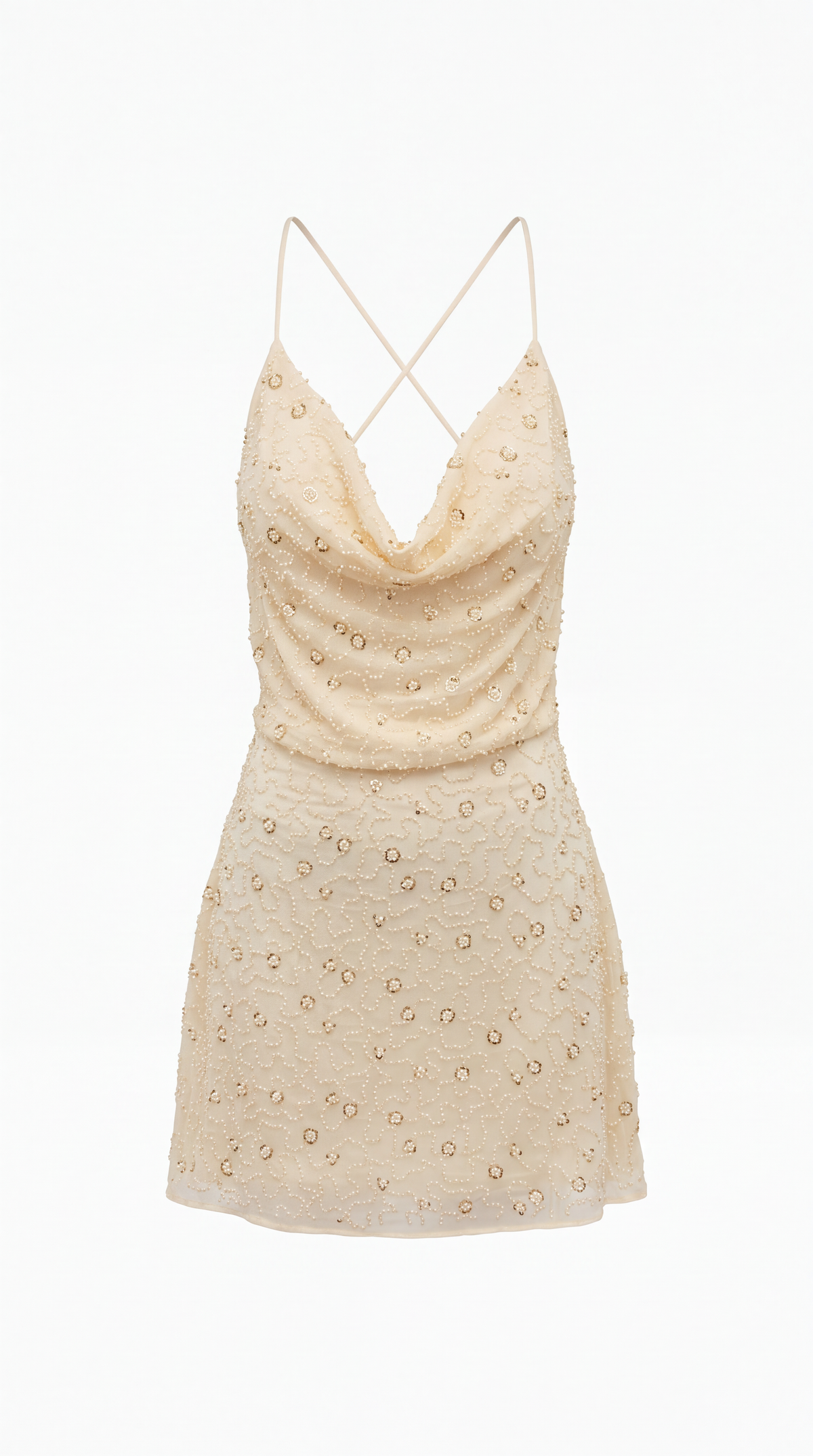 HALO DRESS CHAMPAGNE