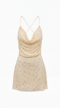 HALO DRESS CHAMPAGNE
