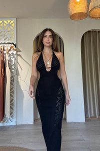 PHOENIX DRESS BLACK