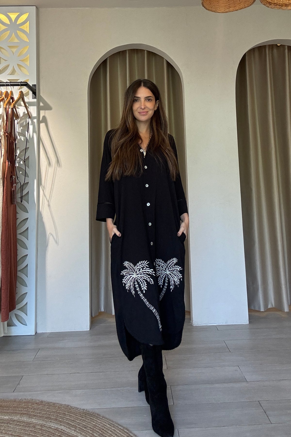 ARETHA DRESS BLACK