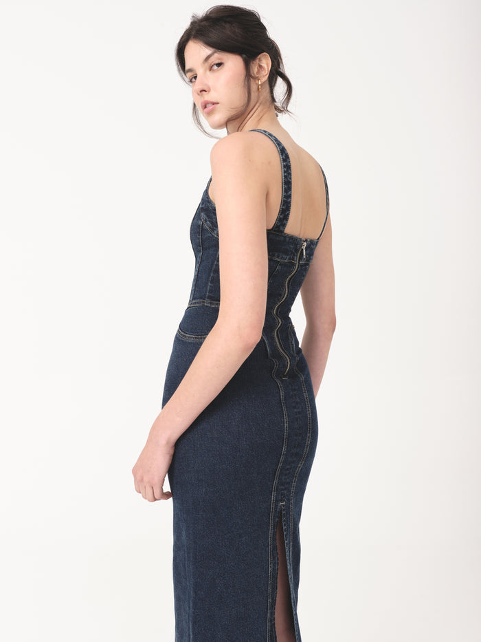 NOVELLE DRESS VINTAGE BLUE