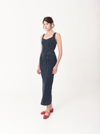 NOVELLE DRESS VINTAGE BLUE VP